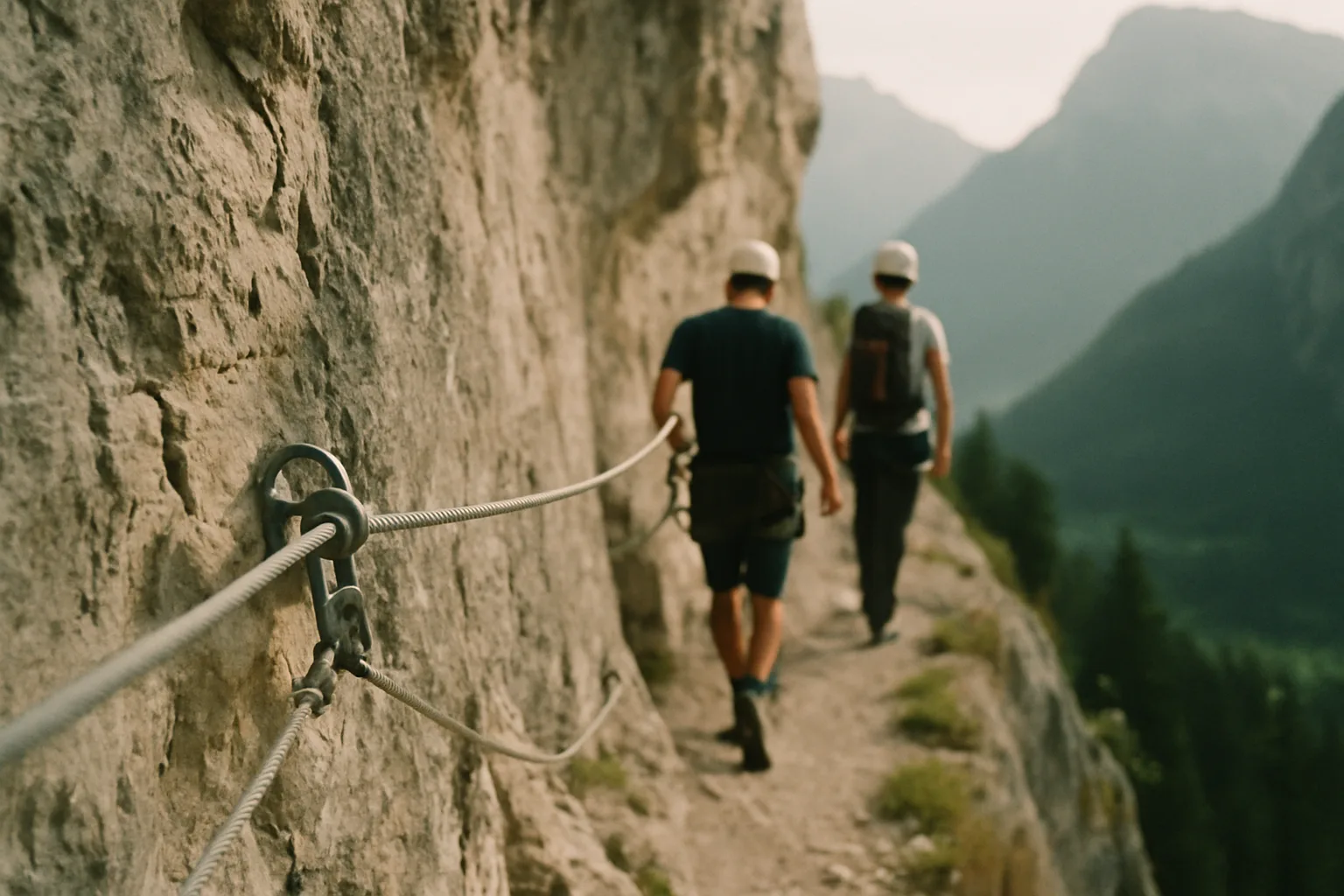 Via ferrata facile : par où commencer sans expérience