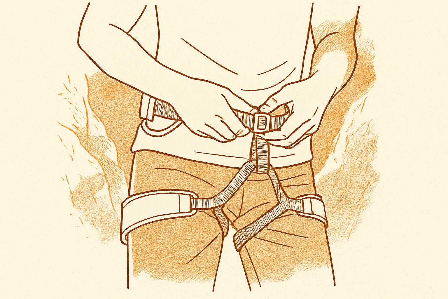 Le baudrier : cuissard, complet ou torse