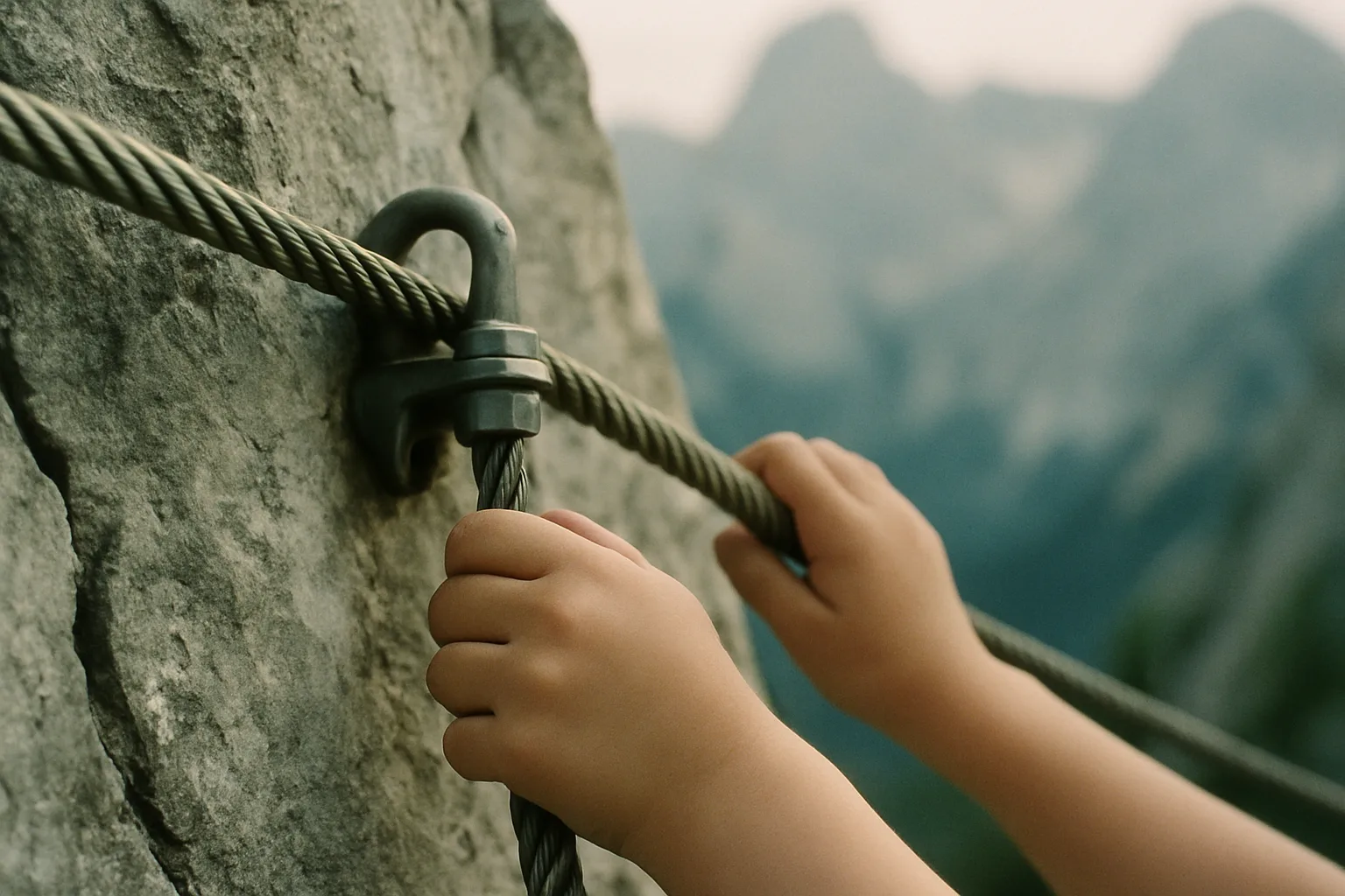 Via ferrata en famille : c'est possible et magique